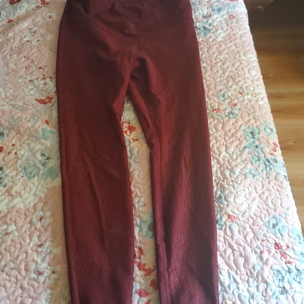 Vimmia Jacquard Core Legging in Redwood